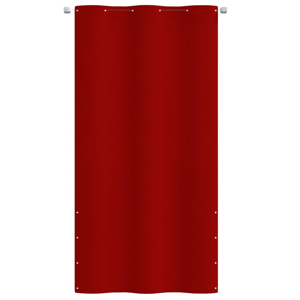 Balkonscherm Oxford Stof 120 x 240 cm Rood