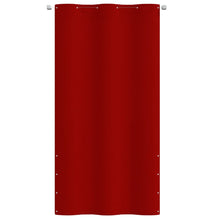 Balkonscherm Oxford Stof 120 x 240 cm Rood