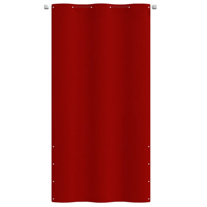 Balkonscherm Oxford Stof 120 x 240 cm Rood