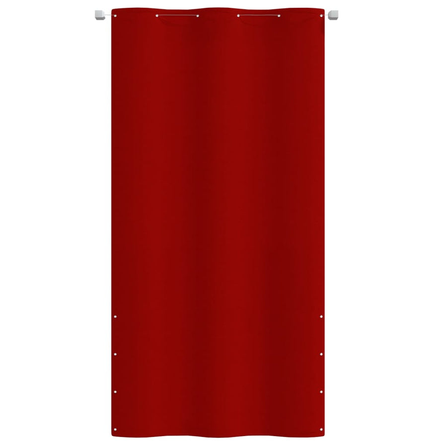 Balkonscherm Oxford Stof 120 x 240 cm Rood