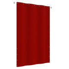 Balkonscherm 140x240 cm oxford stof rood 140 x 240 cm Rood