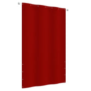 Balkonscherm 140x240 cm oxford stof rood