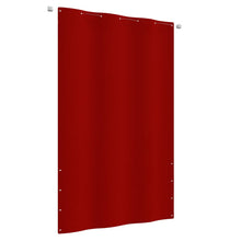 Balkonscherm 140x240 cm oxford stof rood 140 x 240 cm Rood