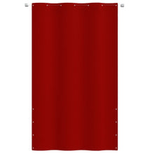 Balkonscherm 140x240 cm oxford stof rood 140 x 240 cm Rood