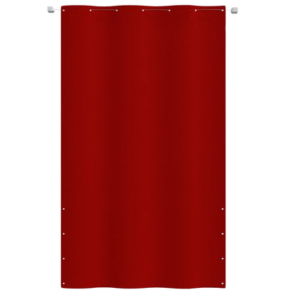 Balkonscherm 140x240 cm oxford stof rood 140 x 240 cm Rood