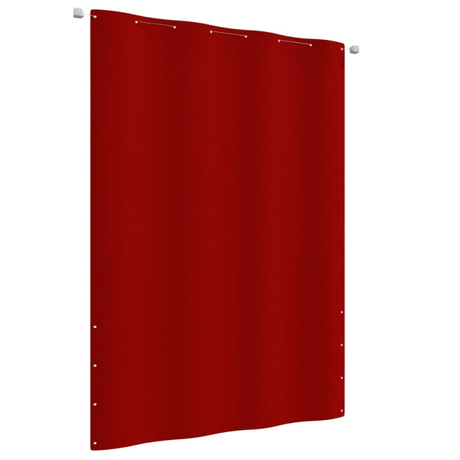 Balkonscherm 160x240 cm oxford stof rood 160 x 240 cm Rood