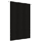 Balkonscherm 140x240 cm oxford stof zwart 140 x 240 cm Zwart