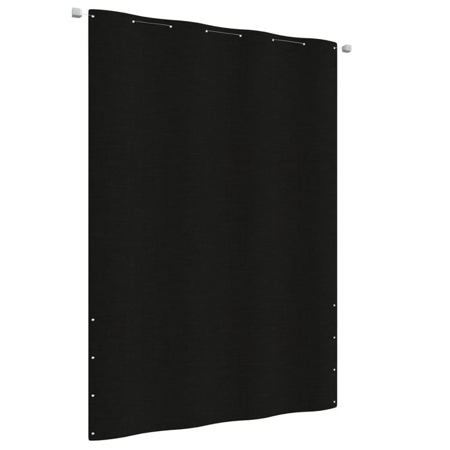 Balkonscherm 160x240 cm oxford stof zwart 160 x 240 cm Zwart