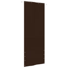 Balkonscherm 80x240 cm oxford stof bruin 80 x 240 cm Bruin