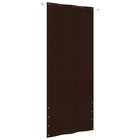 Balkonscherm Oxford Stof 100 x 240 cm Bruin