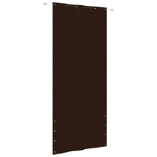 Balkonscherm Oxford Stof 120 x 240 cm Bruin