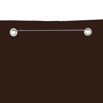Balkonscherm Oxford Stof 140 x 240 cm Bruin