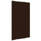 Balkonscherm 160x240 cm oxford stof bruin 160 x 240 cm Bruin