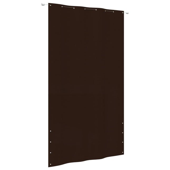 Balkonscherm 160x240 cm oxford stof bruin 160 x 240 cm Bruin