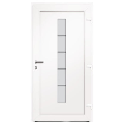 Voordeur Aluminium En Pvc Antraciet 100 x 200 cm Rechts
