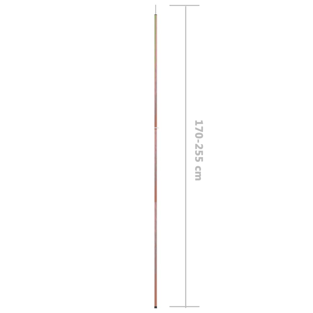 Tentstok Telescopisch 70-255 Cm Gegalvaniseerd Staal 1