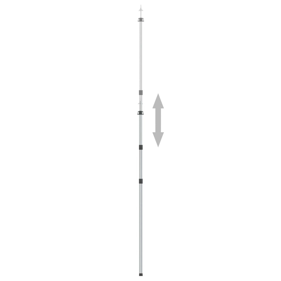 Luifelstokken Telescopisch 10-60 Cm Aluminium 2