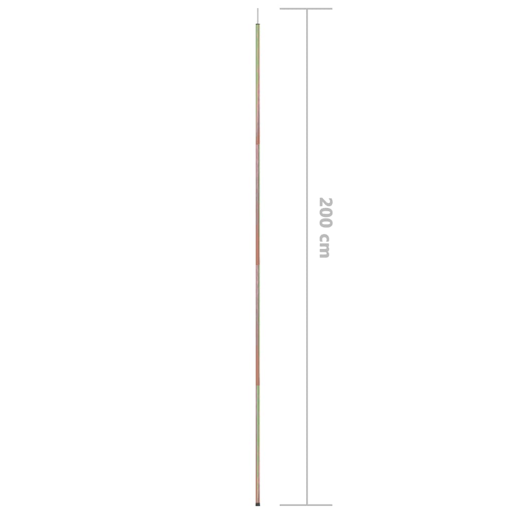 Zonneschermpalen Gegalvaniseerd Staal 1 200 cm