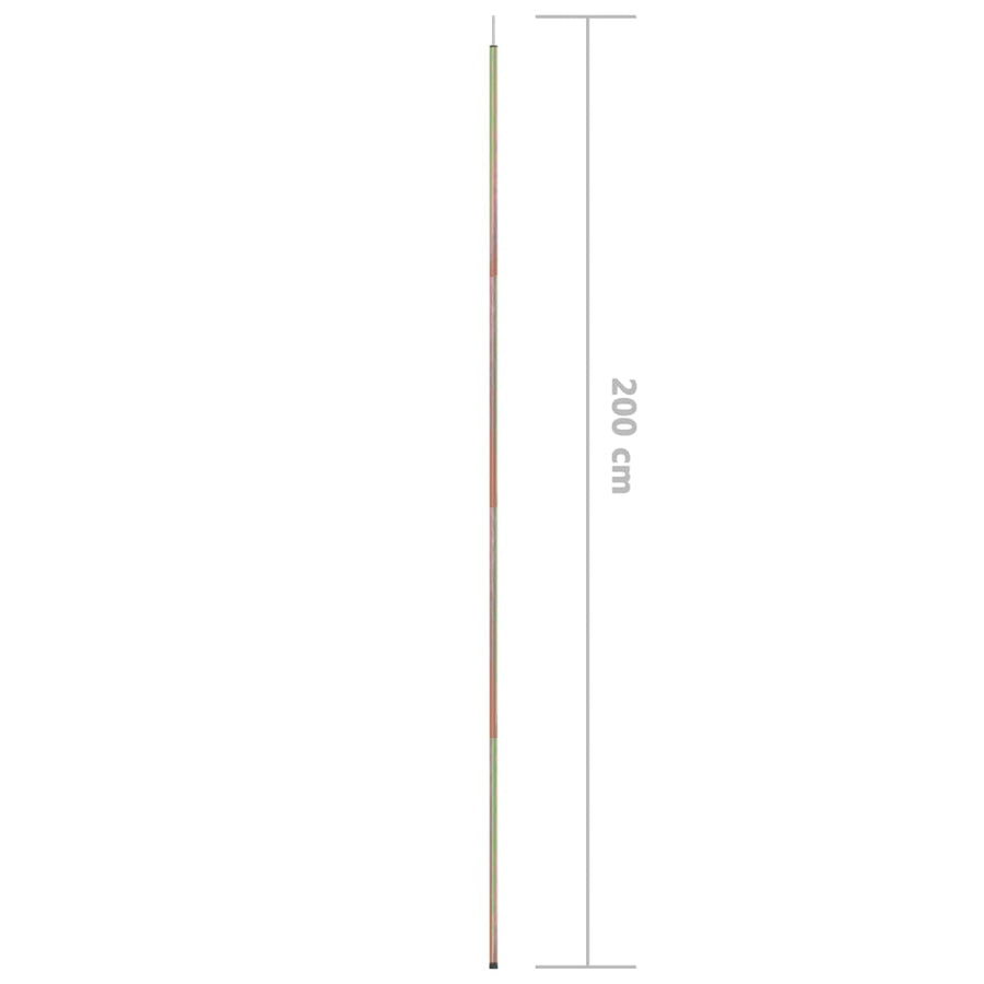 Zonneschermpalen Gegalvaniseerd Staal 1 200 cm