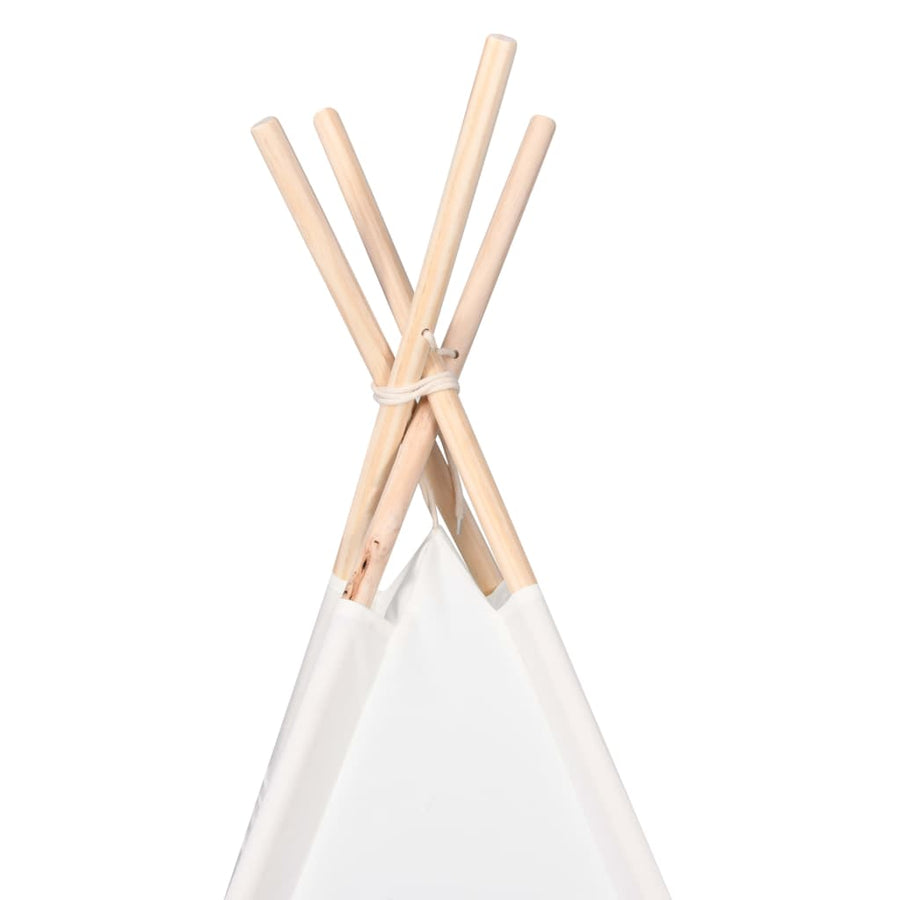 Kindertipitent met tas 20x20x50 cm peachskin