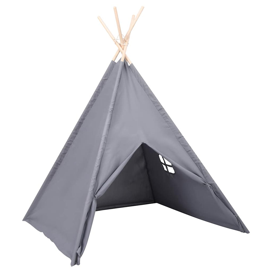 Kindertipitent Met Tas 120X120X150 Cm Peachskin Grijs