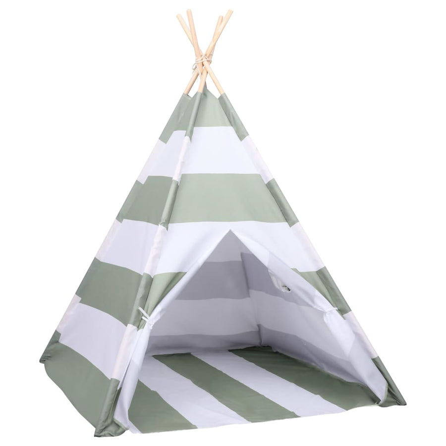 Kindertipitent Met Tas Streeppatroon 120X120X150 Cm Peachskin