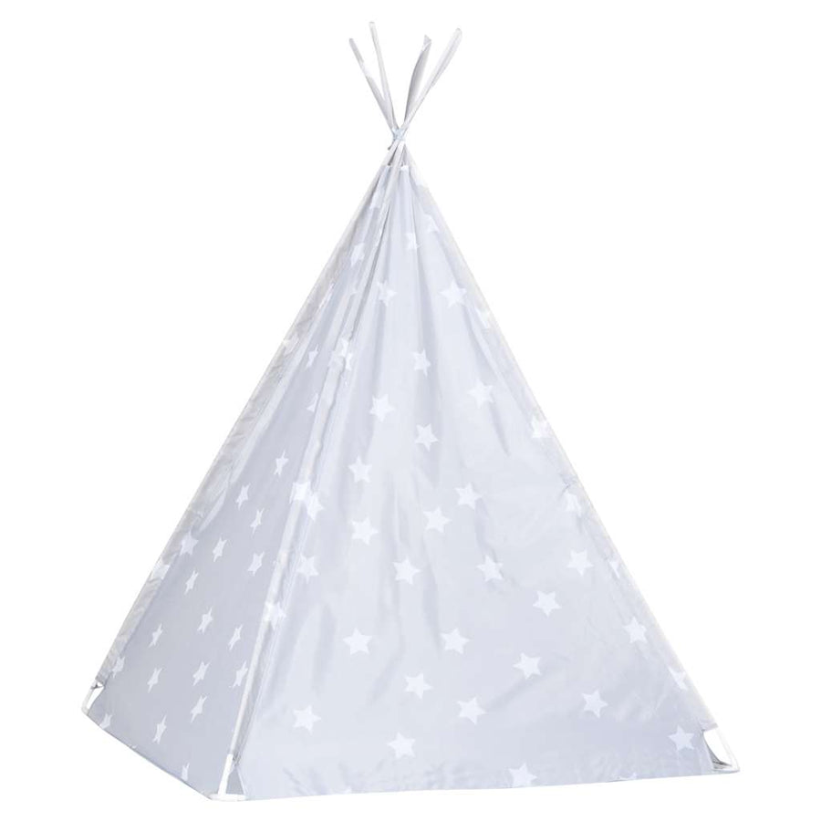 Kindertipitent Met Tas 115X115X160 Cm Polyester Grijs
