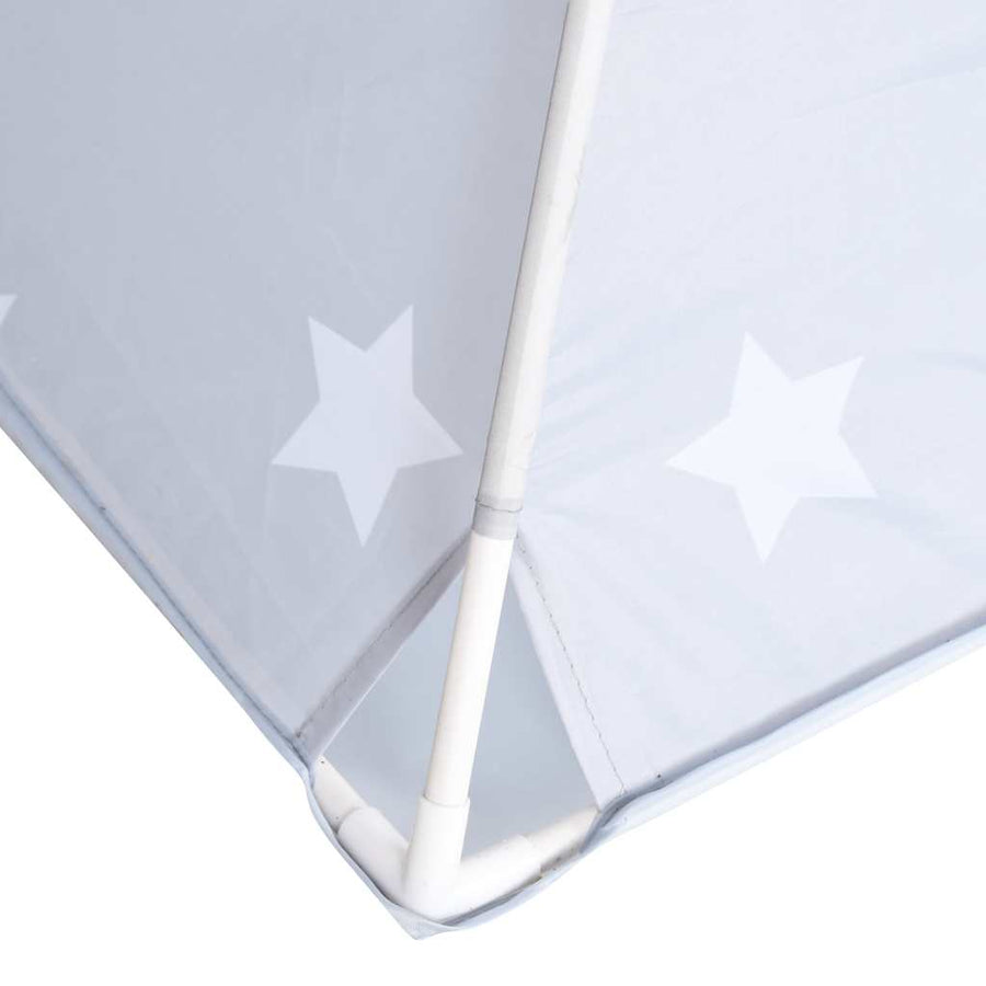 Kindertipitent Met Tas 115X115X160 Cm Polyester Grijs