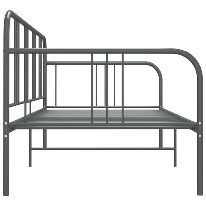 Slaapbankframe Metaal 90X200 Cm Grijs