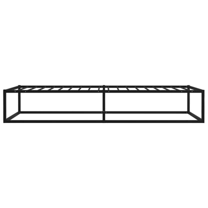 Bedframe Metaal Zwart 100 x 200 cm