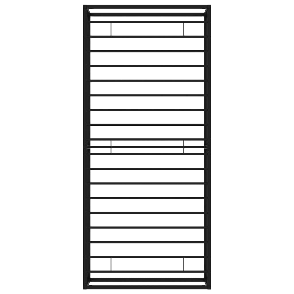 Bedframe Metaal Zwart 100 x 200 cm