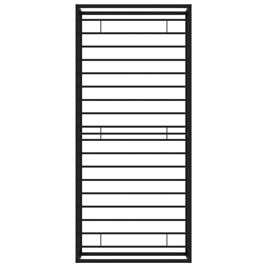 Bedframe Metaal Zwart 100 x 200 cm