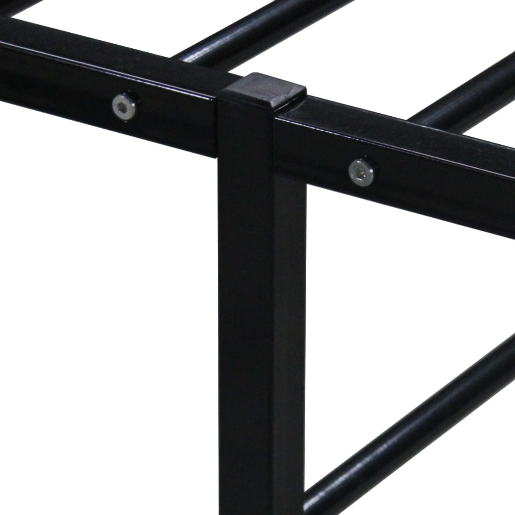 Bedframe Metaal Zwart 120 x 200 cm
