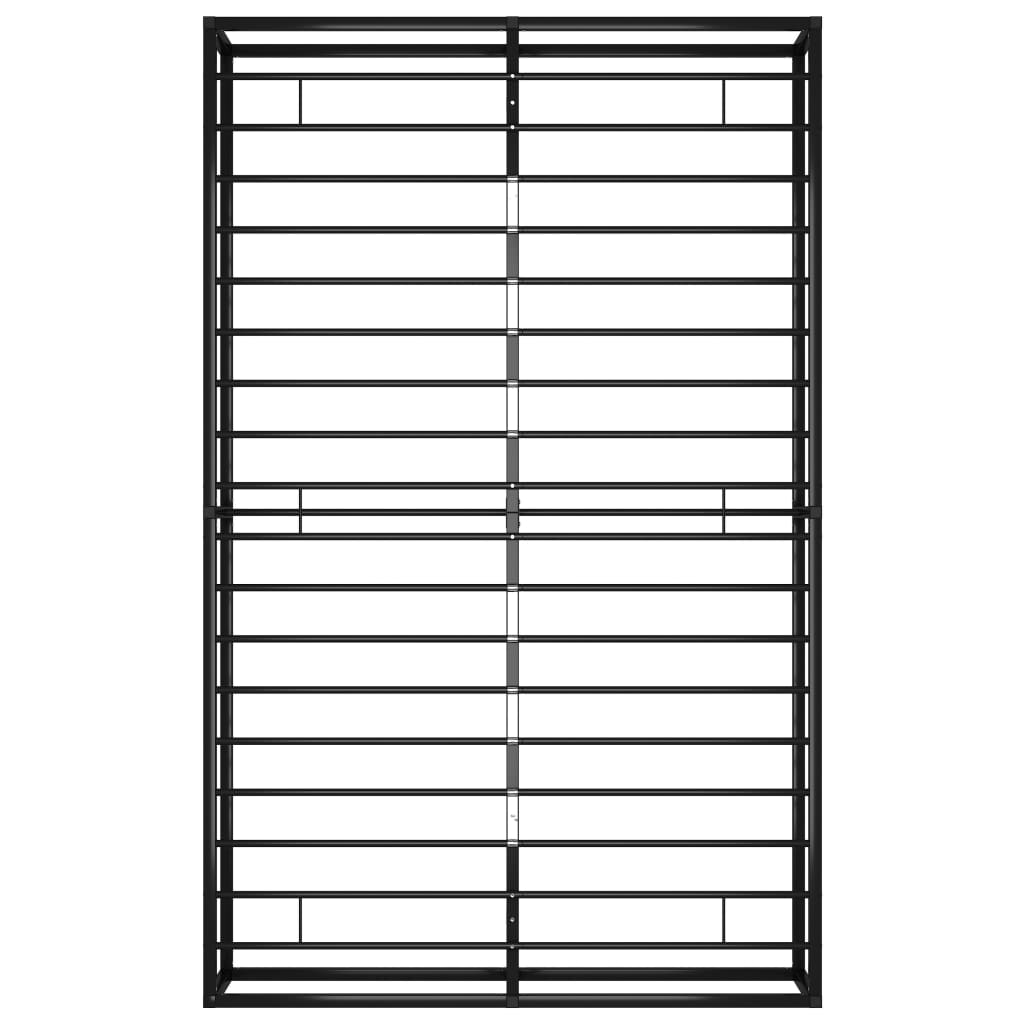 Bedframe Metaal Zwart 120 x 200 cm