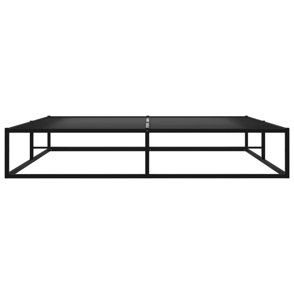 Bedframe Metaal Zwart 140 x 200 cm