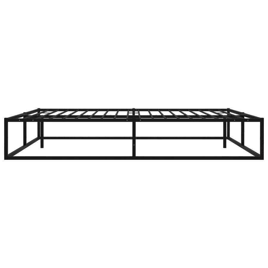 Bedframe Metaal Zwart 140 x 200 cm