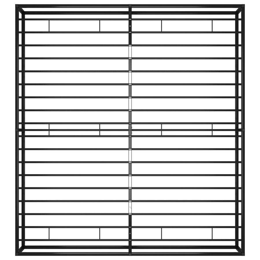 Bedframe Metaal Zwart 140 x 200 cm