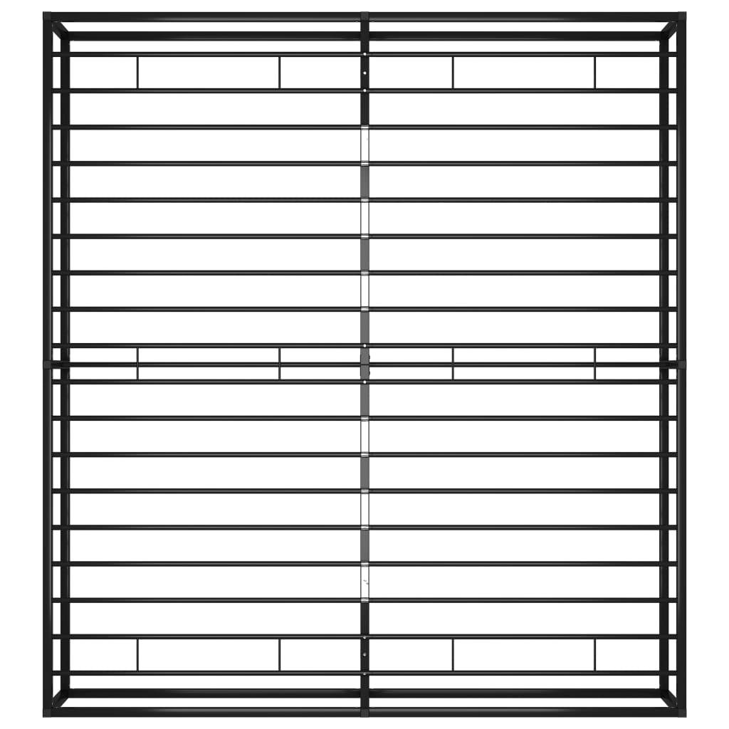 Bedframe Metaal Zwart 160 x 200 cm