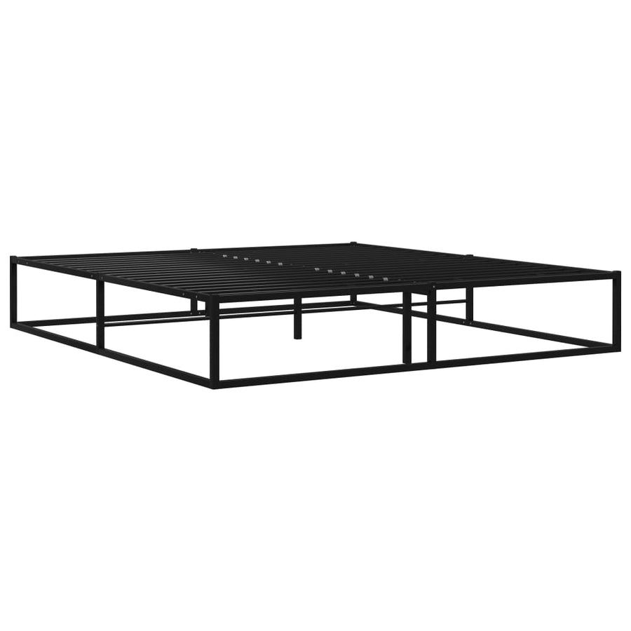 Bedframe Metaal Zwart 180 x 200 cm