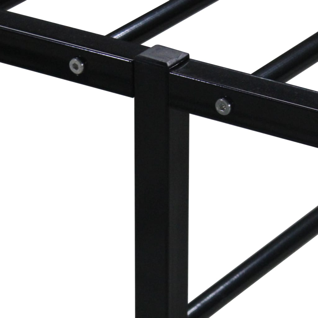 Bedframe Metaal Zwart 180 x 200 cm