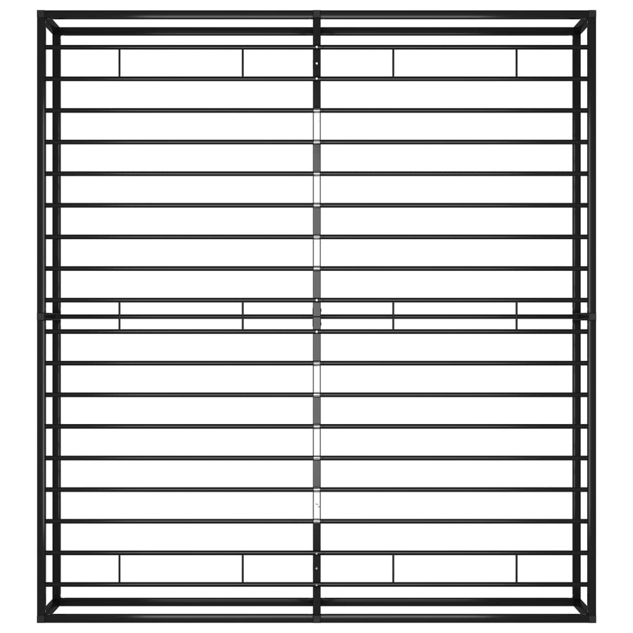 Bedframe Metaal Zwart 180 x 200 cm