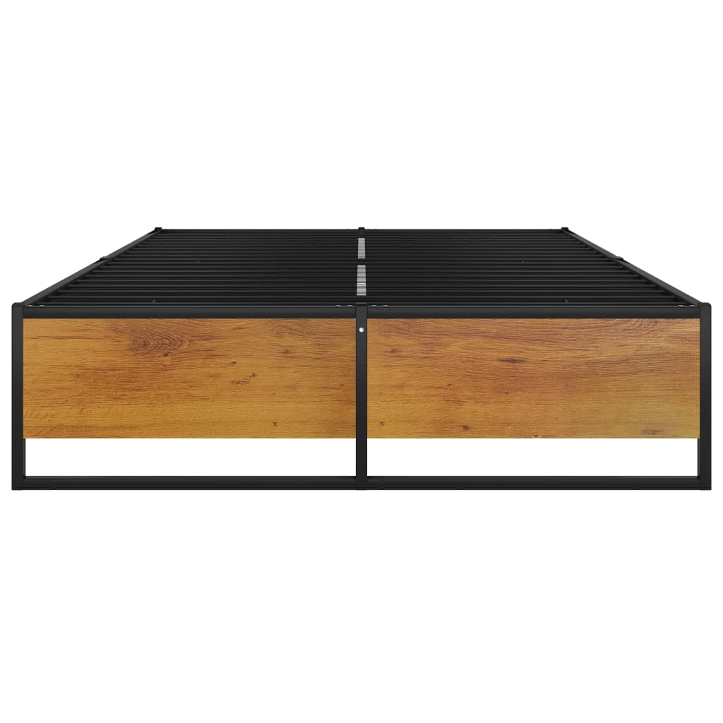Bedframe Metaal Zwart 120 x 200 cm