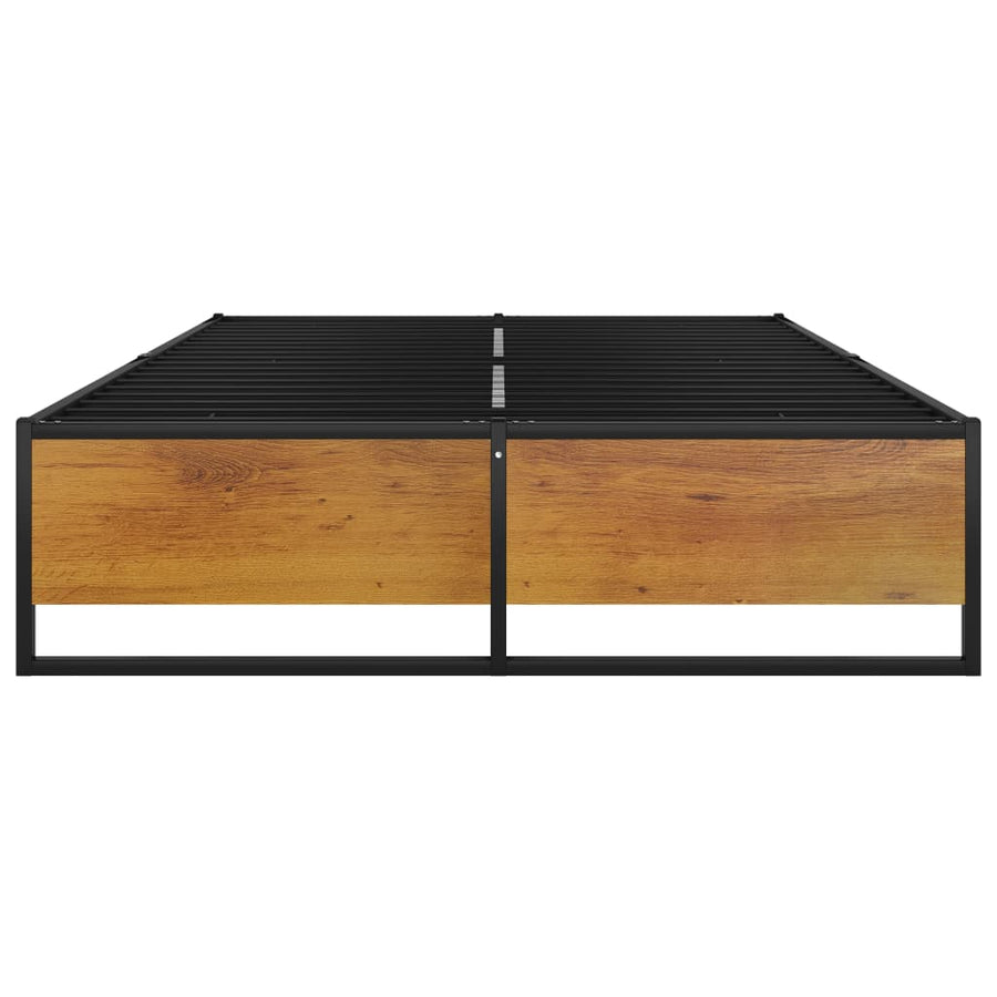 Bedframe Metaal Zwart 120 x 200 cm