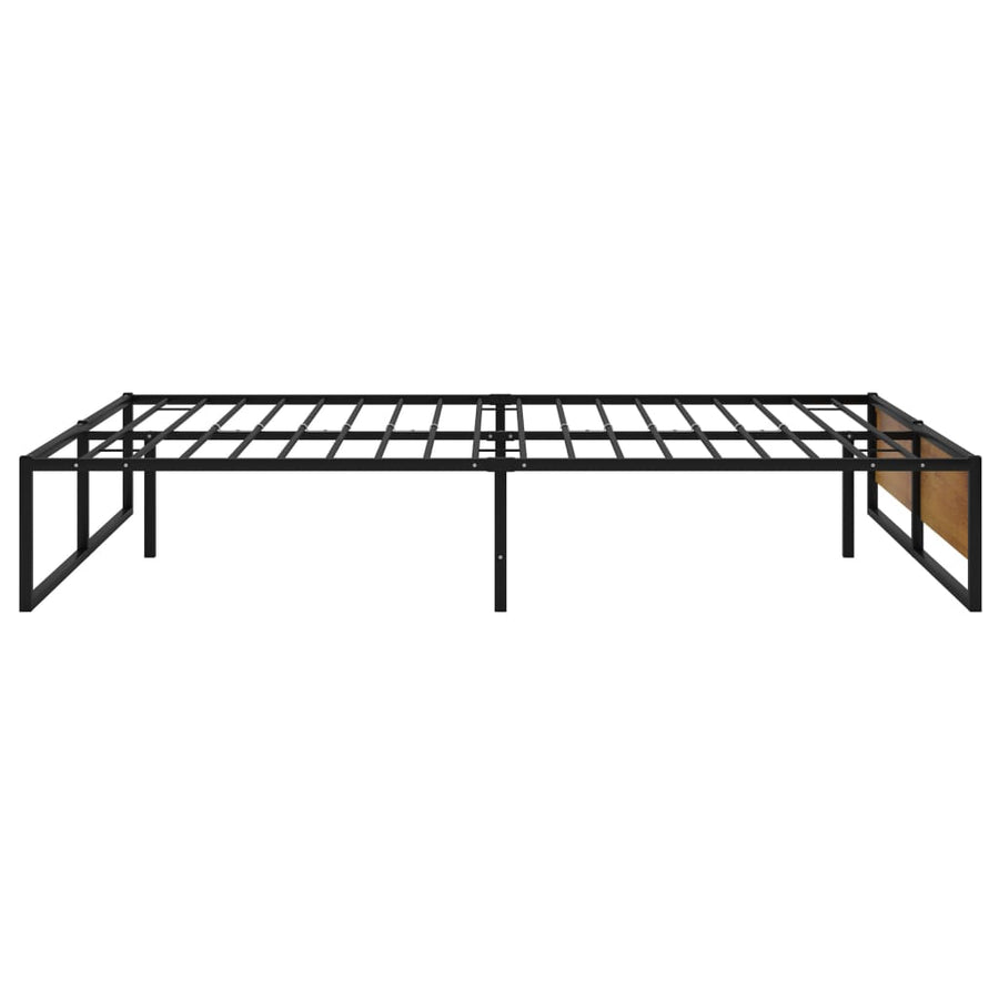 Bedframe Metaal Zwart 120 x 200 cm