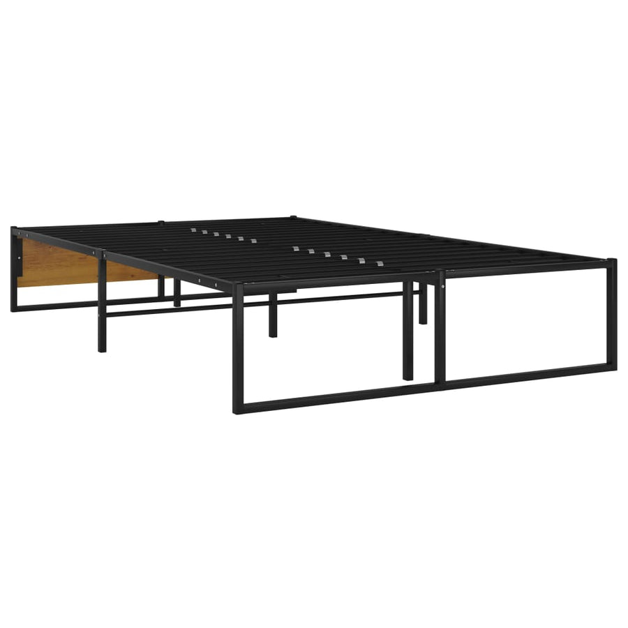 Bedframe Metaal Zwart 120 x 200 cm