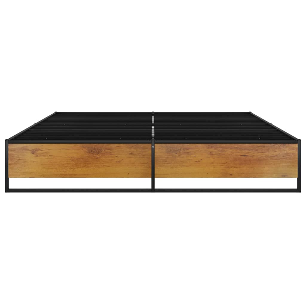 Bedframe Metaal Zwart 160 x 200 cm
