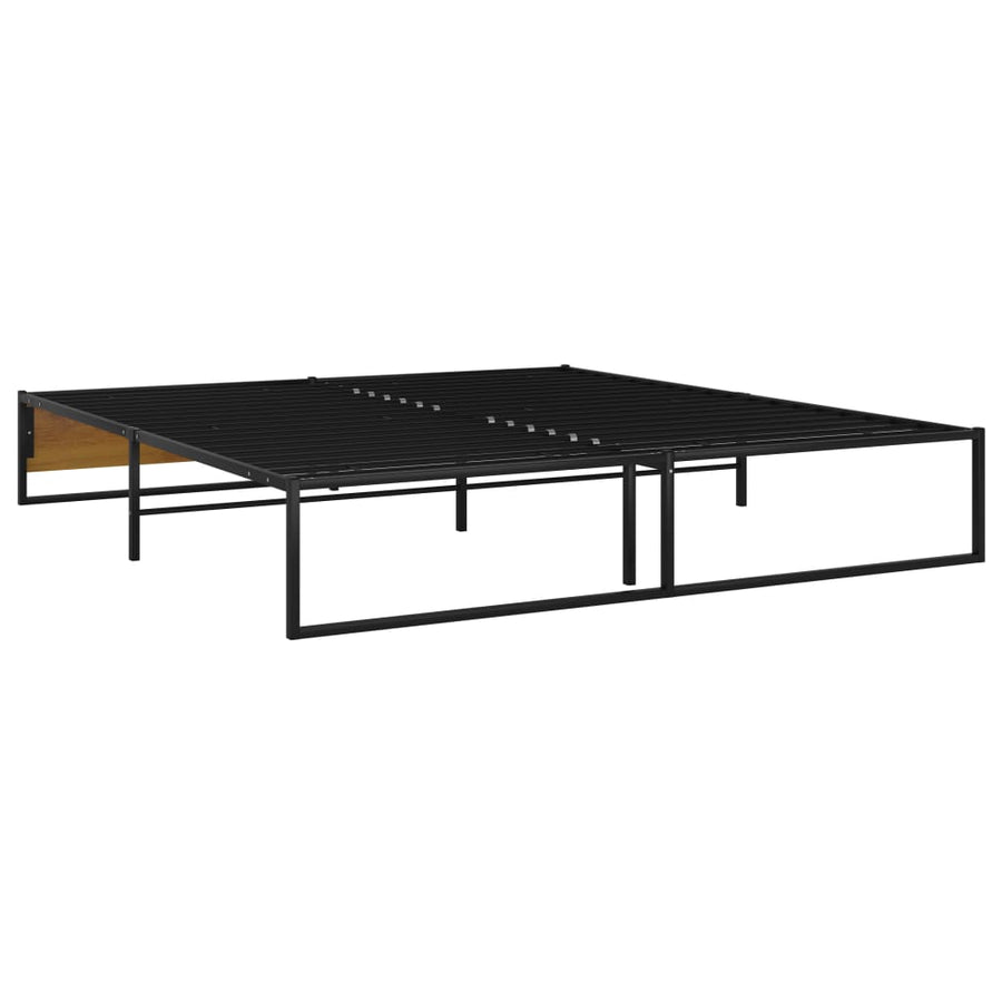 Bedframe Metaal Zwart 180 x 200 cm