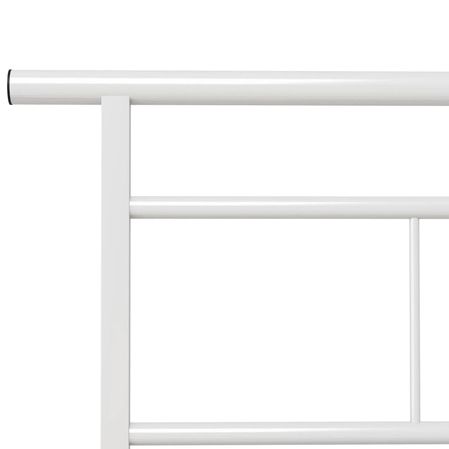 Bedframe Metaal 90 x 200 cm Wit