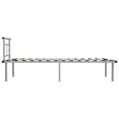 Bedframe Metaal 90 x 200 cm Grijs