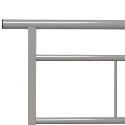 Bedframe Metaal 90 x 200 cm Grijs